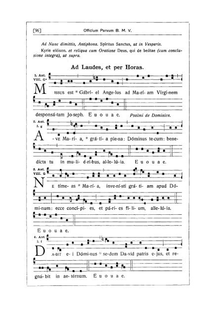 Antiphonale 1912 - SanctaMissa.org