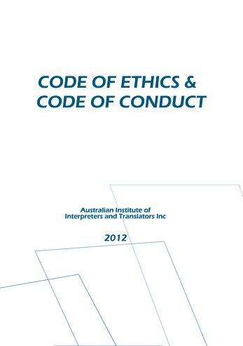 AUSIT Code of Ethics - EK Translations