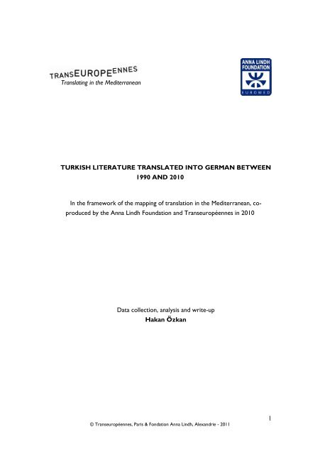 Read The Turkish German Study Hakan Ozkan Transeuropeennes