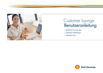 Shell Chemicals Customer Lounge User Guide - German translation