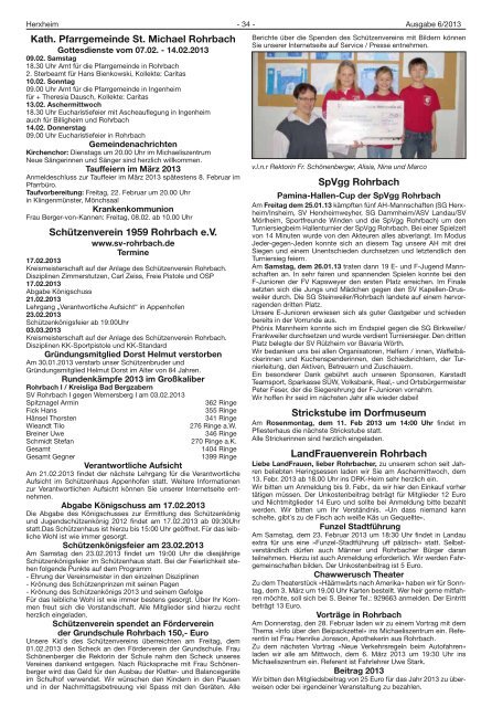 Ausgabe 06/2013 - Verbandsgemeinde Herxheim