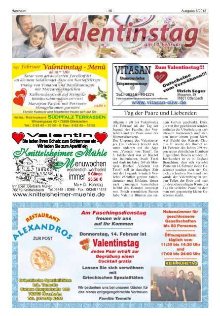 Ausgabe 06/2013 - Verbandsgemeinde Herxheim