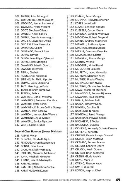 Conferment of
