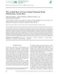 The orchid flora of Cocos Island National Park ... - Epidendra
