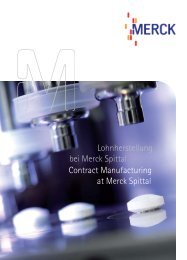 Lohnherstellung bei Merck Spittal Contract Manufacturing at Merck ...
