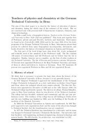 Teachers of physics and chemistry at the German Technical ...