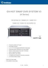 gv-hot swap dvr system v3 - GeoVision