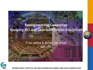 Reengineering Geoportal: - EC GI & GIS Portal