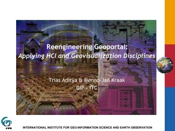 Reengineering Geoportal: - EC GI & GIS Portal