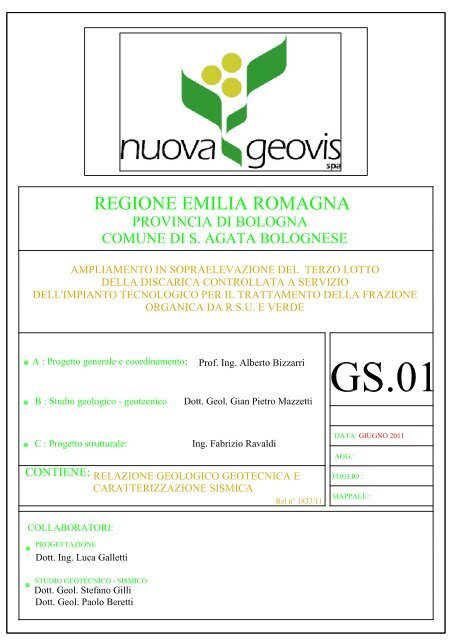 Rep 1833-11 - Sopraelevazione Terzo Lotto - Nuova Geovis