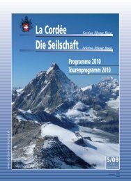 Cordée journal programme 06 - Section Monte Rosa