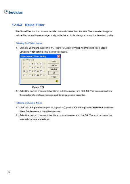 Quick Start Guide V8.4 - Geovision DVR Cards