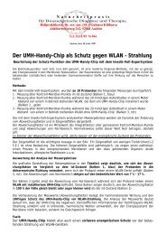 Studie der Ausgleichswirkung des UMH-Handy-Chips zur