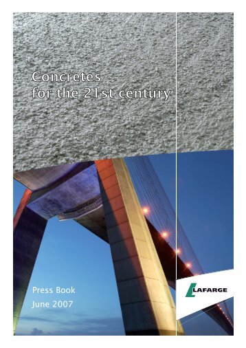 Press kit Concretes for the  21st century - Lafarge