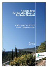 A world first for the Villa Navarra by Rudy Ricciotti - Lafarge