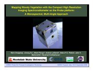 Mapping Woody Vegetation with the Compact High Resolution - ESA