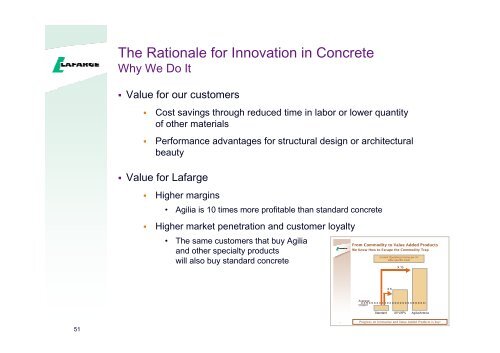 Presentation to the analysts and investors - Lafarge