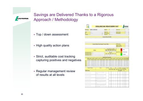 Presentation to the analysts and investors - Lafarge