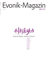 Evonik Magazin 3/2008 - Evonik Industries