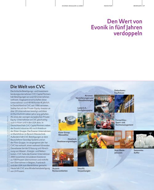 Evonik Magazin 3/2008 - Evonik Industries
