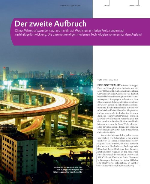 Evonik Magazin 3/2008 - Evonik Industries