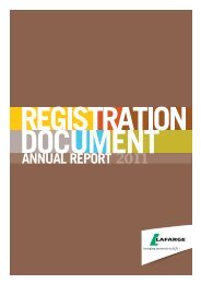 2011 Annual Report - Lafarge