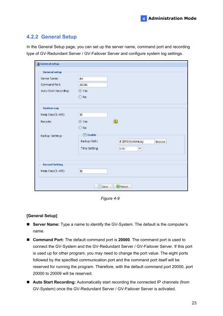 GV-Redundant and Failover Server User Manual(RFSV1