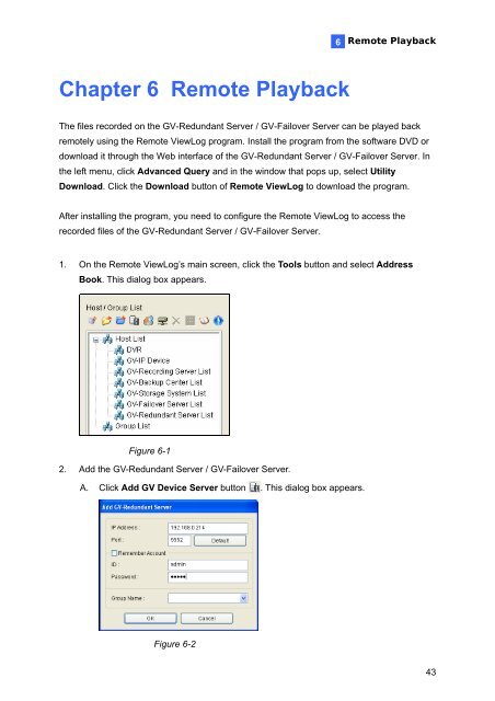 GV-Redundant and Failover Server User Manual(RFSV1