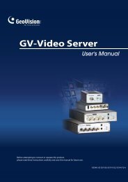 User's Manual GV-Video Server
