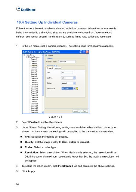 GeoVision V8.5 Feature Guide (PDF) - XTECHCAM