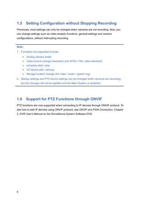 GeoVision V8.5 Feature Guide (PDF) - XTECHCAM