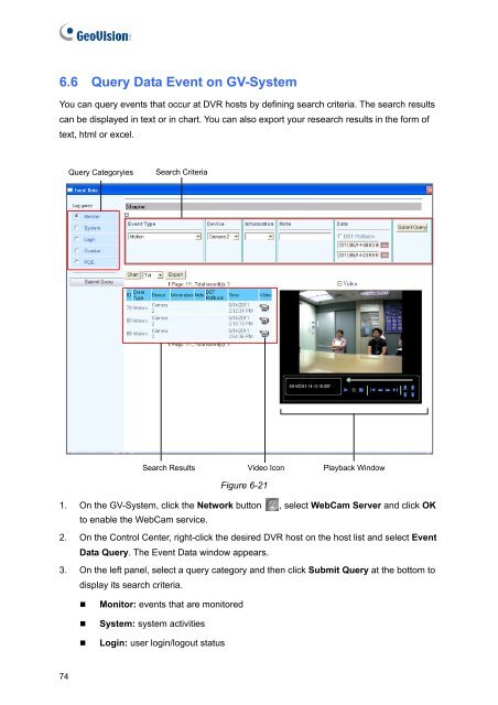 GeoVision V8.5 Feature Guide (PDF) - XTECHCAM