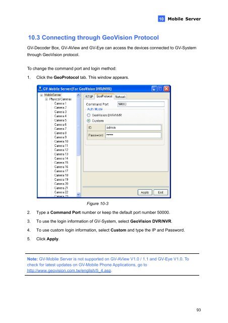 GeoVision V8.5 Feature Guide (PDF) - XTECHCAM