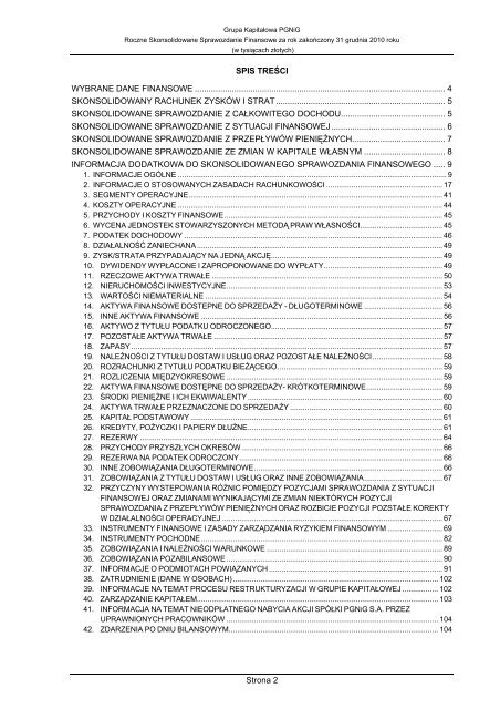 Skonsolidowane Sprawozdanie Finansowe GK PGNiG 2010.pdf