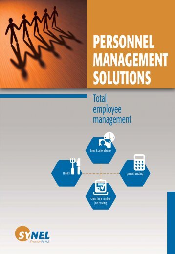 PDF Brochure - PERSONNEL MANAGEMENT SOLUTIONS - Synel