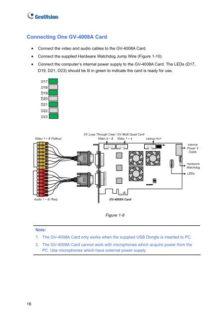 GeoVision V8.5 Installation Guide - XTECHCAM