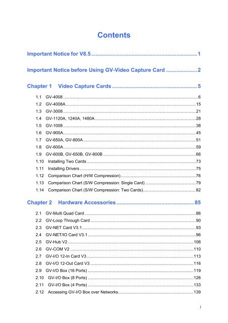 GeoVision V8.5 Installation Guide - XTECHCAM