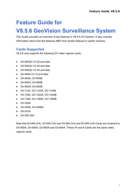 GeoVision GV-Data Capture Troubleshooting - ApexCCTV