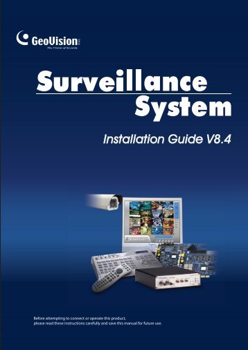 Geovision NVR Software Installation Guide - Use-IP