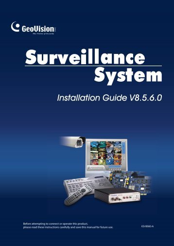 Installation Guide V8.5.6.0 - ApexCCTV