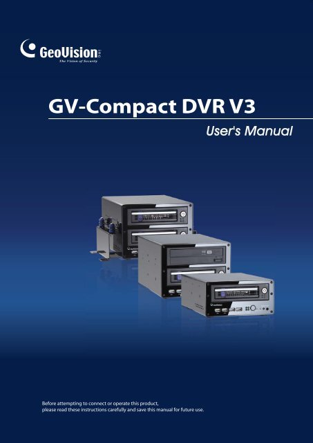 Gv Compact Dvr V3 Videosorveglianza