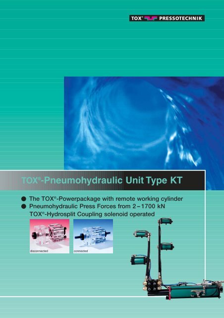 TOX®-Pneumohydraulic Unit Type KT