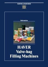 HAVER Valve-bag Filling Machines - Maschinenfabrik