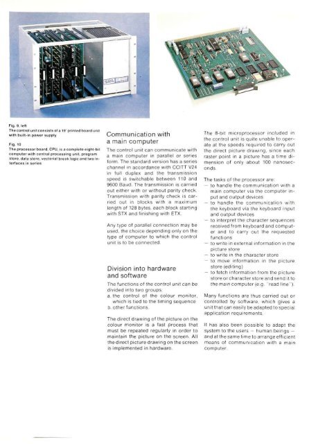 Colour Display System SEMIGRAF 240 - The history of Ericsson