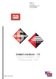 Installer's handbook - 1/3 Types of installation - 2/3 Software guide ...