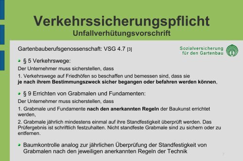 Baumkontrolle auf Friedhöfen - Landwirtschaft in Sachsen