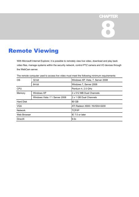 Manual - Surveillance System, Security Cameras, and CCTV ...